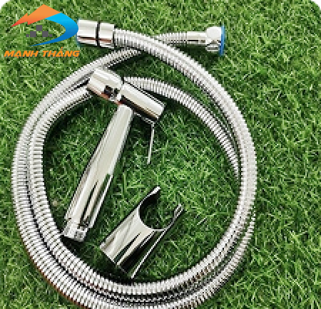 Vòi Xịt Vệ Sinh inox 304 Đầu Đạn Bóng