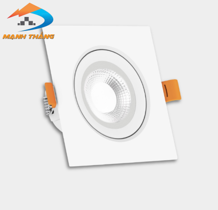 Bộ đèn LED downlight vuông Điện Quang ĐQ LRD11 Ánh sáng trắng