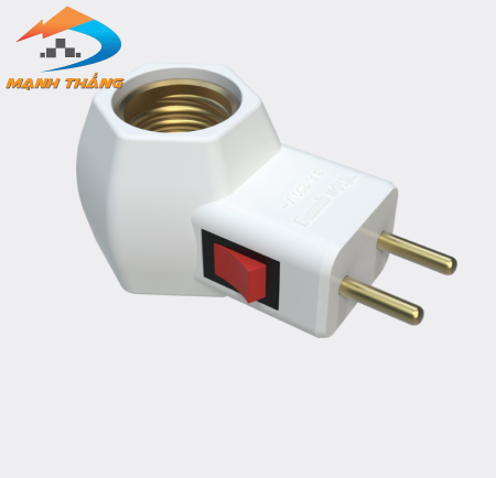 Chuôi đèn liền phích công tắc ĐQ LH E27 SW