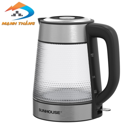 Ấm siêu tốc thủy tinh 1.8L Sunhouse SHD1220