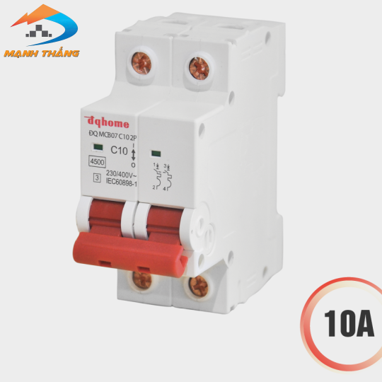 Cầu dao tự động MCB 2P 4.5kA Điện Quang (loại C, Class 3)