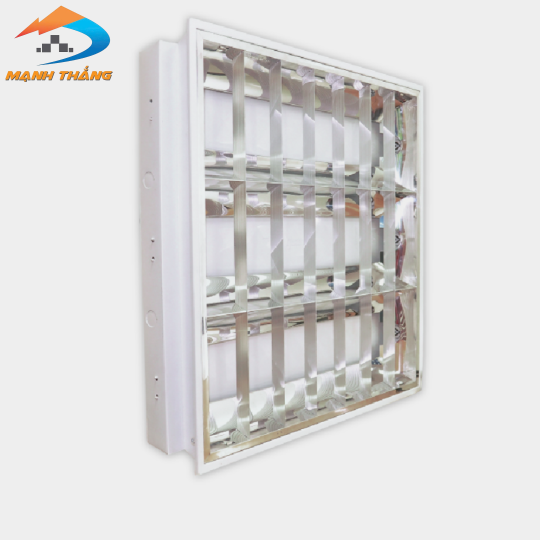 Bộ máng âm trần Điện Quang ĐQ RF01 318GASI (chóa nhôm 0.6m ba ballast từ)