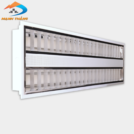 Bộ máng âm trần Điện Quang ĐQ RF06 228GASI (T5, 1.2m, đôi,  chóa nhôm, ballast điện tử)