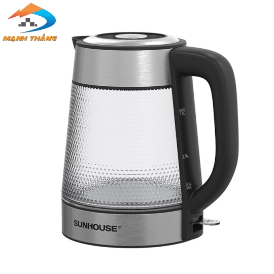 Ấm siêu tốc thủy tinh 1.8L Sunhouse SHD1220