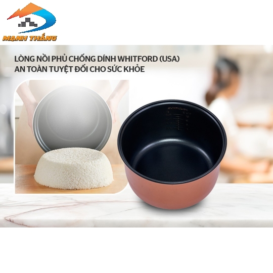 Nồi cơm điện 1.8L SUNHOUSE SHD8602