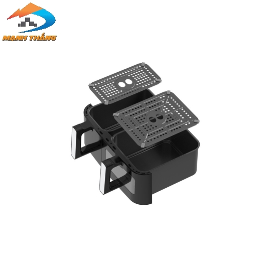 Nồi chiên không dầu 2 ngăn 10L Sunhouse Mama SHD4098