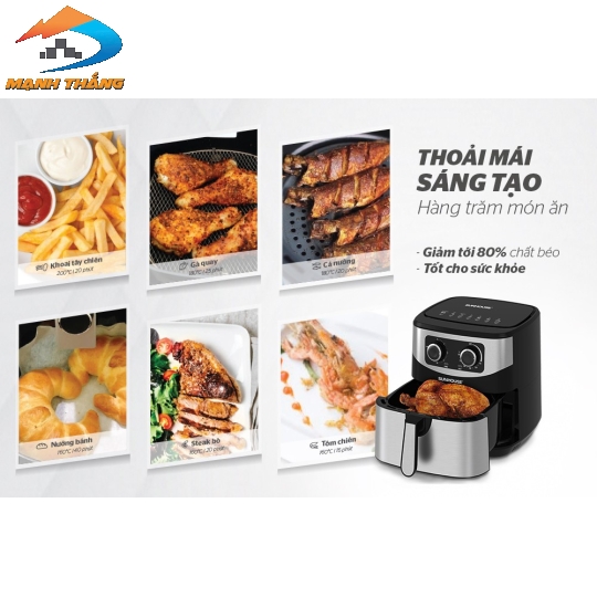Nồi chiên không dầu 9L Sunhouse SHD4035