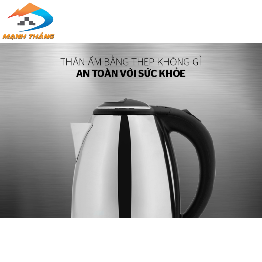 Ấm siêu tốc inox 1.8L Happy Time HTD1081