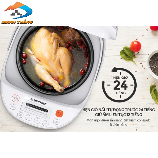 Nồi cơm điện tử 1.8L Sunhouse SHD8906
