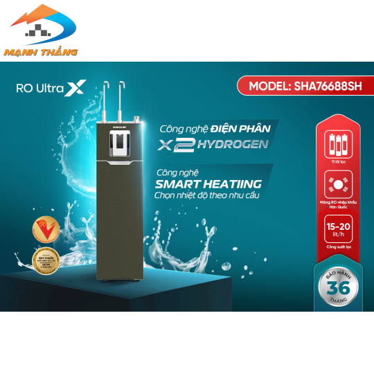 Máy lọc nước RO UltraX Sunhouse 11 lõi SHA76688SH