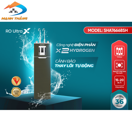  Máy lọc nước Ro Ultrax Sunhouse 11 lõi  SHA76668SH