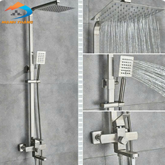 Sen Cây Tắm Đứng Nóng Lạnh Inox - MỜ LUSENTER 