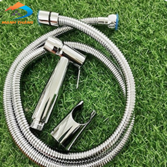 Vòi Xịt Vệ Sinh inox 304 Đầu Đạn Bóng